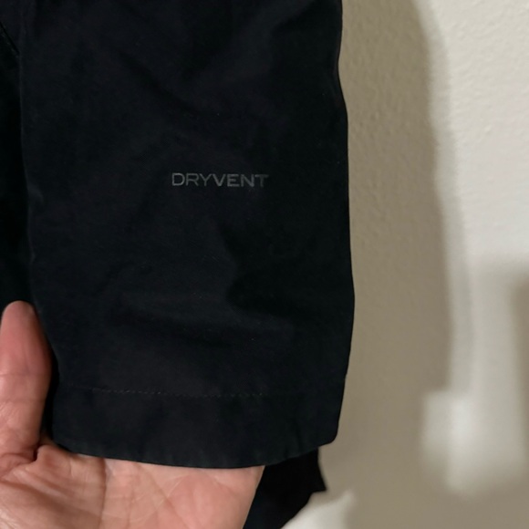 The North Face Laney Trench Coat Black DryVent Cinch Waist Hood Longline X-Small - Picture 7 of 15